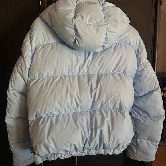 Aritzia Light Blue Puff Jacket with Hood - Picture 6 of 6